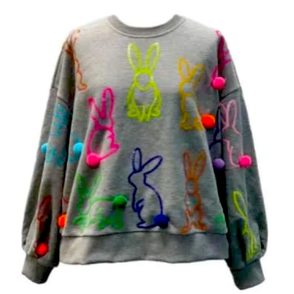 Queen of Sparkled Bunny SweatShirt